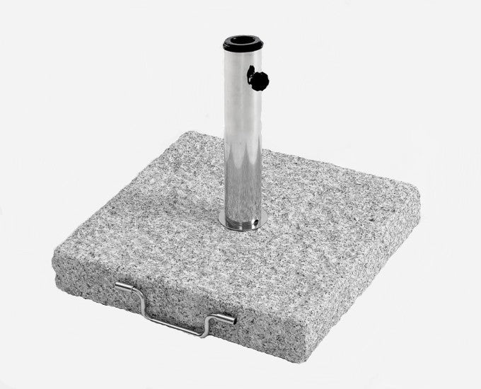 chropowata granitowa podstawa pod parasol kwadratowa 40 kg