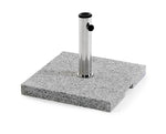 gładka granitowa podstawa pod parasol kwadratowa 40 kg