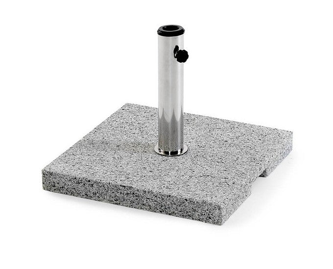 gładka granitowa podstawa pod parasol kwadratowa 40 kg