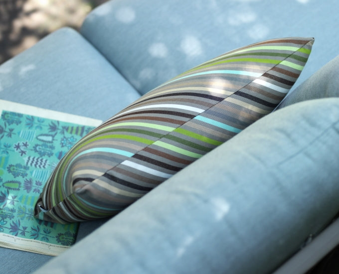 poduszka Passepartout Sunbrella w pasy