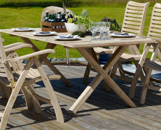 Stół prostokątny teak Logrono