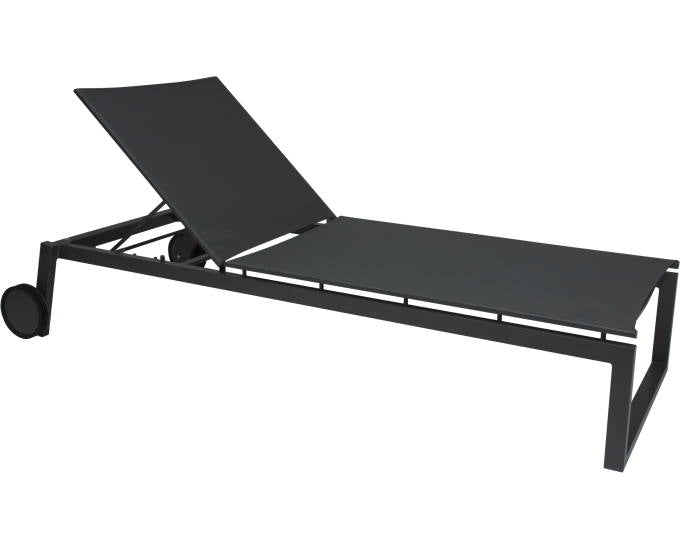 leżak antracyt siatka carbon Robin