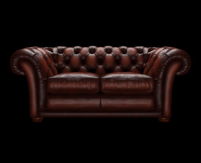 sofa 2 osobowa Bourton antyczny orzechowy