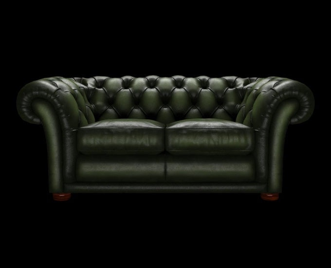 sofa 2 osobowa Bourton antyczny zielony