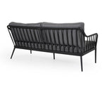 czarna sofa tarasowa Lens