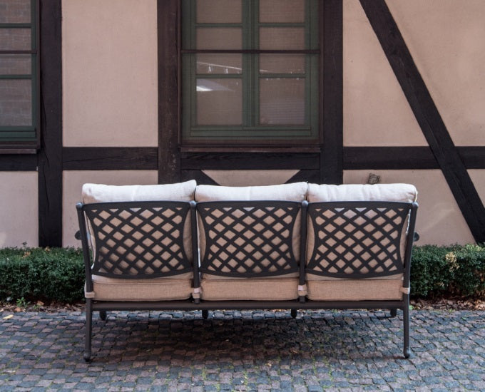 sofa 3 osobowa grafitowa
