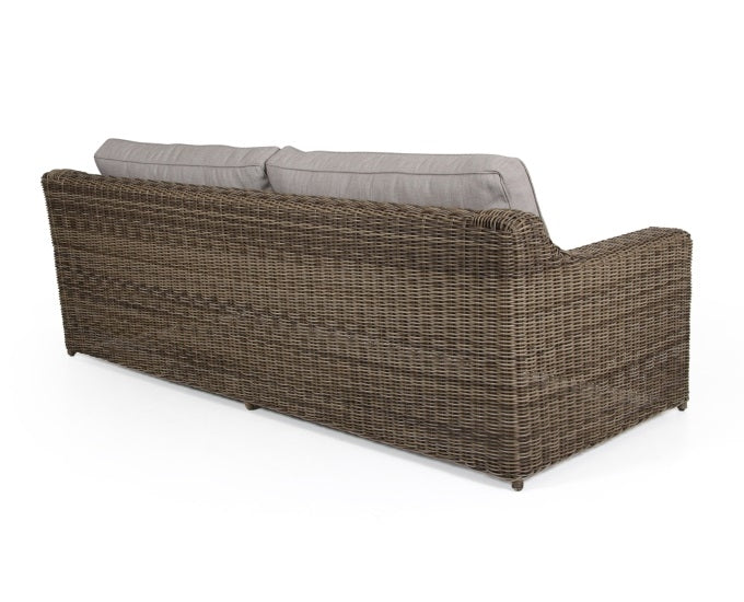sofa z okrągłego technroattanu Cassandra