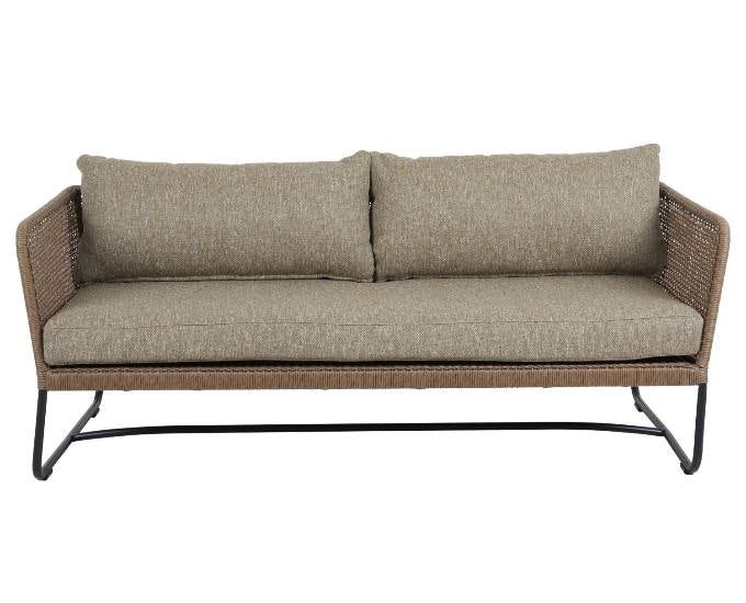 ażurowa sofa technorattan Pors