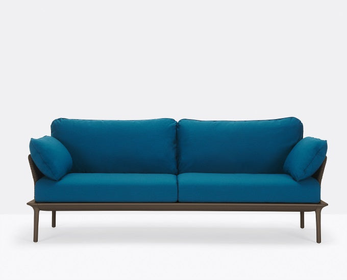sofa Reva Twist brązowa