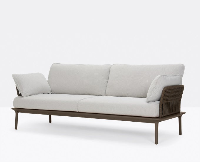 sofa Reva Twist brązowa