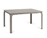 taupe stół alloro 140-210 z taupe blatem