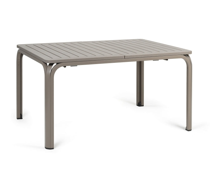 taupe stół alloro 140-210 z taupe blatem