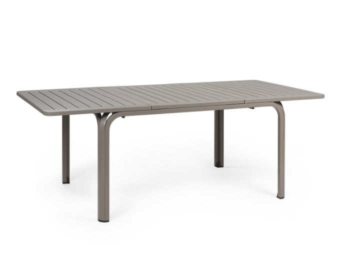 taupe stół alloro 140-210 z taupe blatem