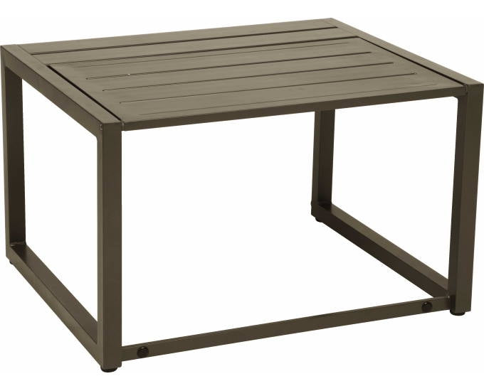 stolik aluminiowy taupe Novus