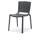 Plecione krzesło Tatami 305 w kolorze szary antracyt