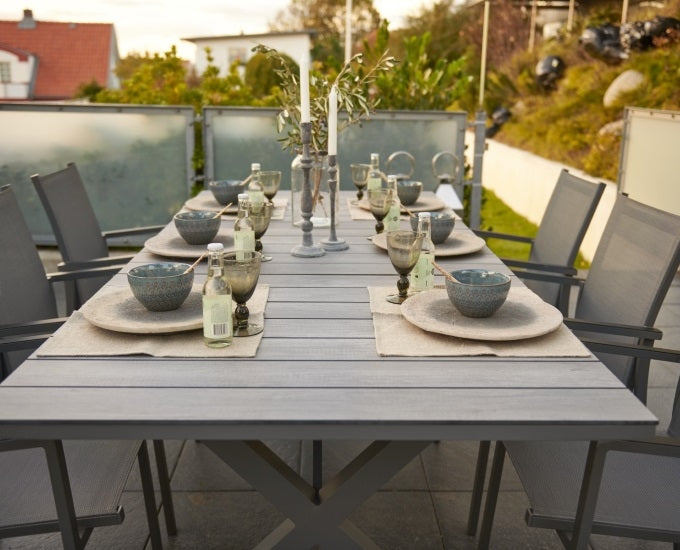 stół rozkładany 240-310 aluminium HPL