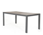 Rodez stół grafitowy blat naturalny