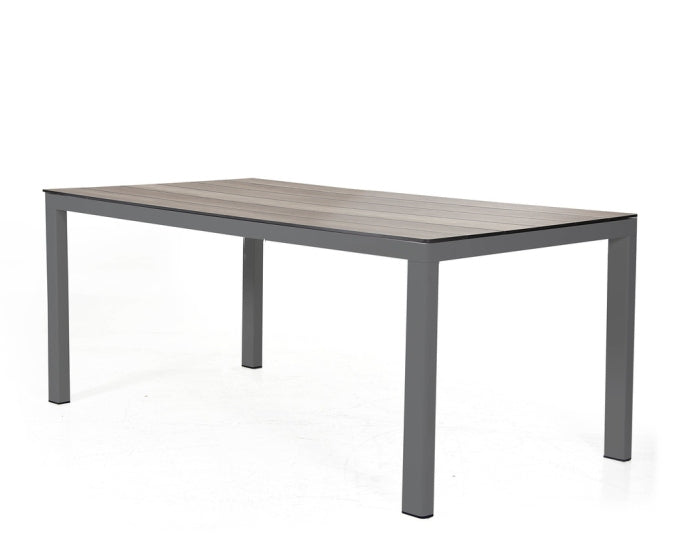 Rodez stół grafitowy blat naturalny