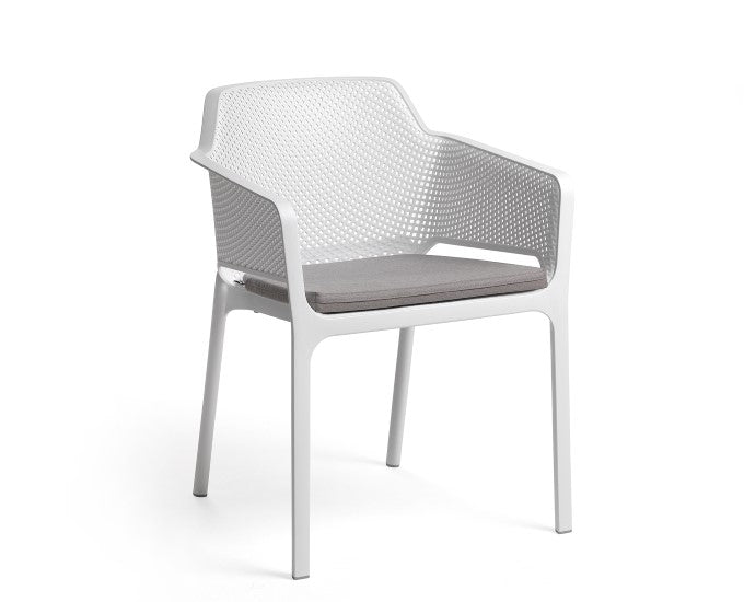 Szara poduszka wodoodporna 48x46