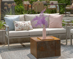 wysoka sofa beżowa Samvaro