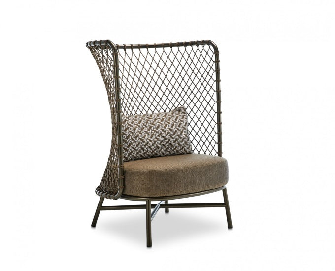 wysoki fotel 4384 Charme bronze