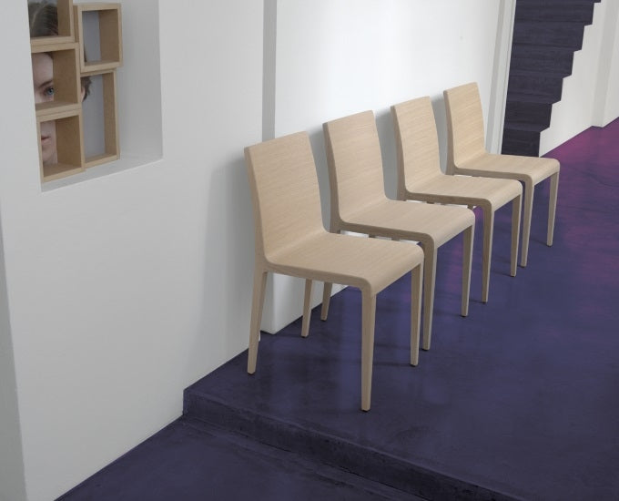 Krzesło drewniane Young 420 w kolorze dąb bielony