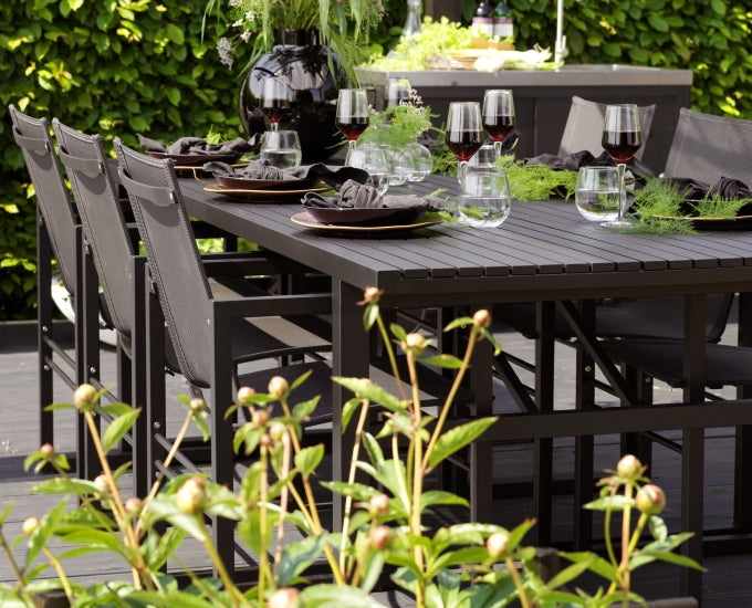 aluminiowy zestaw obiadowy Kordoba