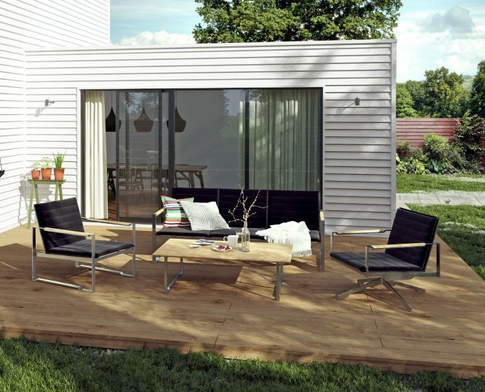 sofa ze stali nierdzewnej Gotland